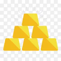 黄色三角形金条-空若网 黄色三角形金条-空若网