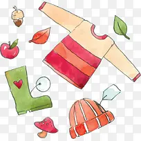 秋天手绘衣物促销-空若网 秋天手绘衣物促销-空若网