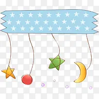 可爱星月挂饰-空若网 可爱星月挂饰-空若网