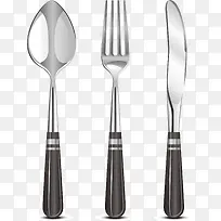 银色简约餐具-空若网 银色简约餐具-空若网