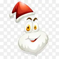 圣诞老人可爱笑脸-空若网 圣诞老人可爱笑脸-空若网