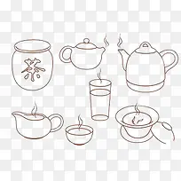 手绘茶具-空若网 手绘茶具-空若网