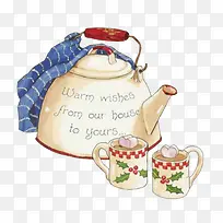 手绘茶壶-空若网 手绘茶壶-空若网