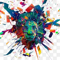 时尚创意手机狮子图案-空若网 时尚创意手机狮子图案-空若网