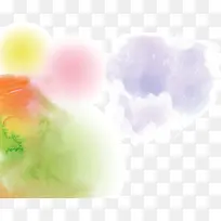 淡色水彩画抽象背景-空若网 淡色水彩画抽象背景-空若网