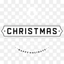 黑色简约圣诞节标签-空若网 黑色简约圣诞节标签-空若网
