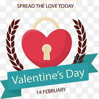 心锁传递爱海报-空若网 心锁传递爱海报-空若网