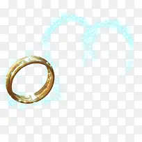 戒指蓝色半透明背景-空若网 戒指蓝色半透明背景-空若网