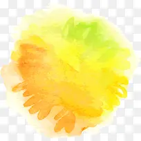 黄色水彩渲染晕染-空若网 黄色水彩渲染晕染-空若网