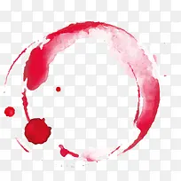 红色水彩晕染-空若网 红色水彩晕染-空若网