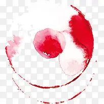 红色水彩晕染-空若网 红色水彩晕染-空若网