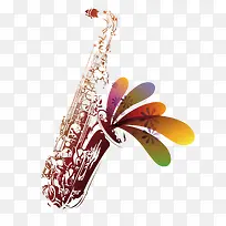 矢量创意萨克斯-空若网 矢量创意萨克斯-空若网