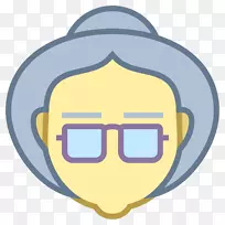 电脑图标女性-奶奶-空若网 电脑图标女性-奶奶-空若网