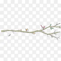 �ֻ���֦�ϵ�С��-������