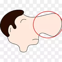 鼻子嗅觉剪贴画-充满大鼻子-空若网 鼻子嗅觉剪贴画-充满大鼻子-空若网