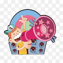 六一卡通女孩免抠下载-空若网 六一卡通女孩免抠下载-空若网