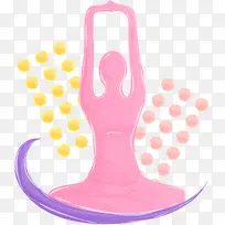 手绘瑜伽-空若网 手绘瑜伽-空若网