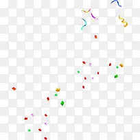 彩色丝带碎片背景-空若网 彩色丝带碎片背景-空若网