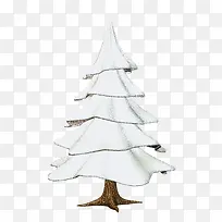 白色的圣诞树-空若网 白色的圣诞树-空若网