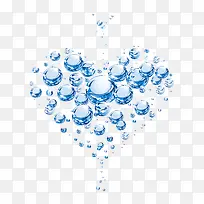 水珠爱心装饰图案-空若网 水珠爱心装饰图案-空若网