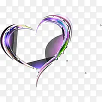 春天水珠多层爱心-空若网 春天水珠多层爱心-空若网