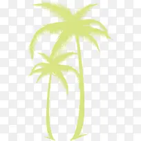 绿色椰树-空若网 绿色椰树-空若网