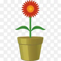 花盆png矢量元素-空若网 花盆png矢量元素-空若网