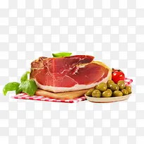 红色美味的食物刀切西班牙火腿西-空若网 红色美味的食物刀切西班牙火腿西-空若网