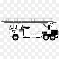 消防车png矢量元素-空若网 消防车png矢量元素-空若网