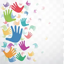 彩色手掌-空若网 彩色手掌-空若网