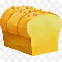 方形面包食物手绘-空若网 方形面包食物手绘-空若网