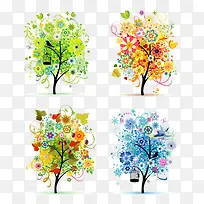 时尚花瓣树-空若网 时尚花瓣树-空若网