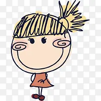 手绘可爱卡通小人-空若网 手绘可爱卡通小人-空若网