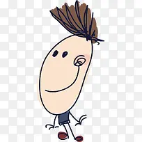 手绘可爱卡通小人-空若网 手绘可爱卡通小人-空若网