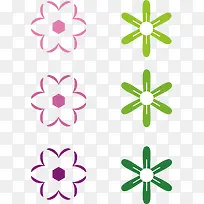 绿色花型古边框矢量素材-空若网 绿色花型古边框矢量素材-空若网