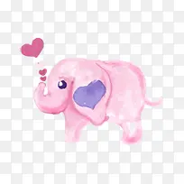 爱心小粉象-空若网 爱心小粉象-空若网