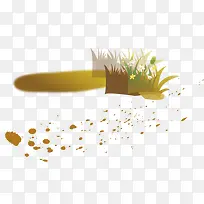 矢量绿草泥点-空若网 矢量绿草泥点-空若网