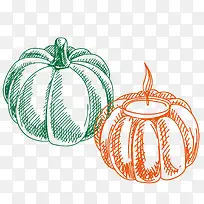 彩色南瓜-空若网 彩色南瓜-空若网