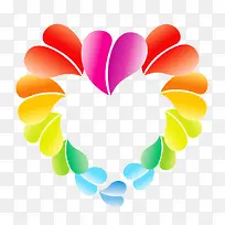 彩色爱心-空若网 彩色爱心-空若网