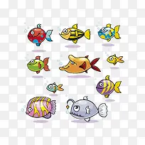 矢量鱼类素材-空若网 矢量鱼类素材-空若网