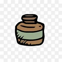 矢量一瓶墨水素材-空若网 矢量一瓶墨水素材-空若网