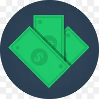 美钞扁平化图标-空若网 美钞扁平化图标-空若网