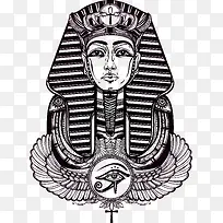 手绘埃及艳后-空若网 手绘埃及艳后-空若网