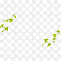 黄绿色手给爱心绿叶藤蔓-空若网 黄绿色手给爱心绿叶藤蔓-空若网