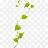 黄绿色手给爱心绿叶-空若网 黄绿色手给爱心绿叶-空若网