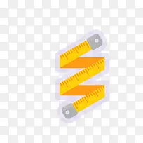 矢量卡通简洁扁平化皮尺-空若网 矢量卡通简洁扁平化皮尺-空若网