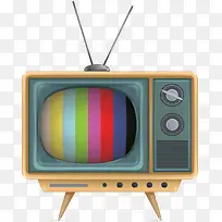 复古彩色条纹电视-空若网 复古彩色条纹电视-空若网