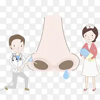 手绘鼻子-空若网 手绘鼻子-空若网