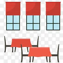 彩色扁平化厨师元素-空若网 彩色扁平化厨师元素-空若网