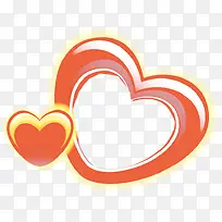 爱心透明亮光婚庆-空若网 爱心透明亮光婚庆-空若网